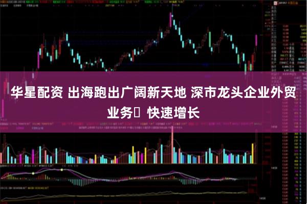 华星配资 出海跑出广阔新天地 深市龙头企业外贸业务​快速增长