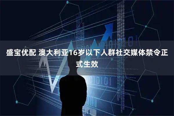 盛宝优配 澳大利亚16岁以下人群社交媒体禁令正式生效